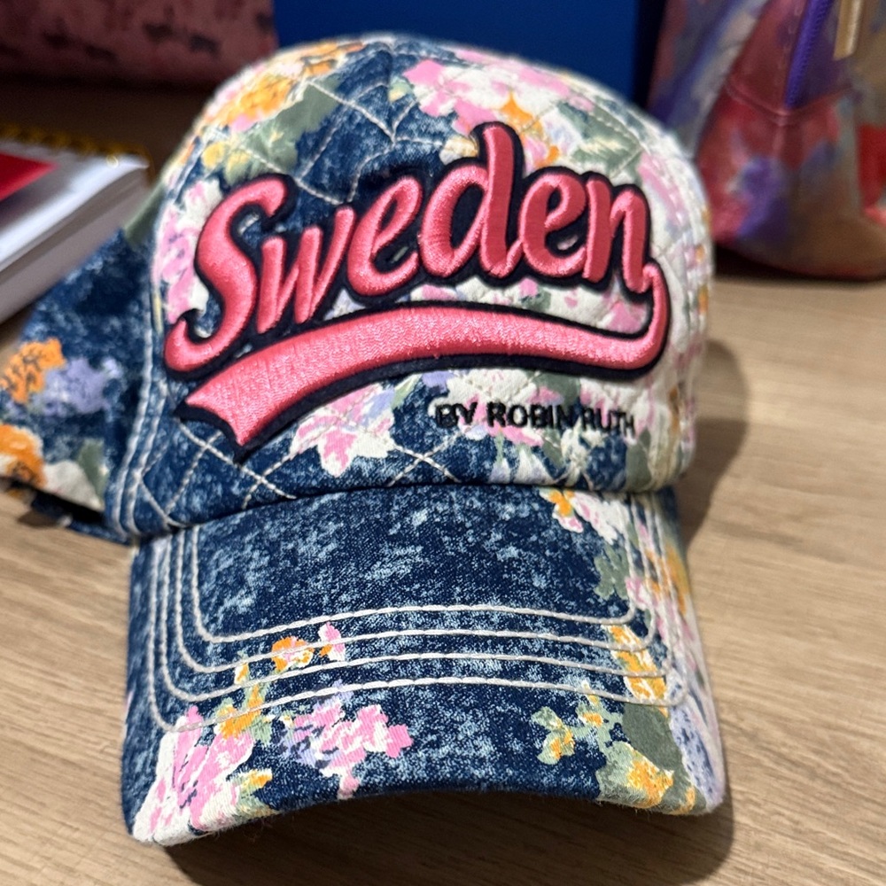 Robin Ruth Floral Denim Sweden Cap